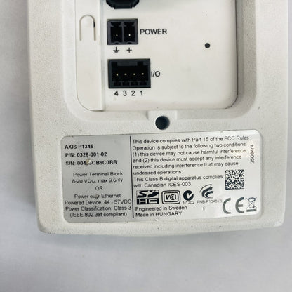 AXIS P1346 Network IP Camera PoE with Theia MegaPix 1.8-3mm Lens Grade B