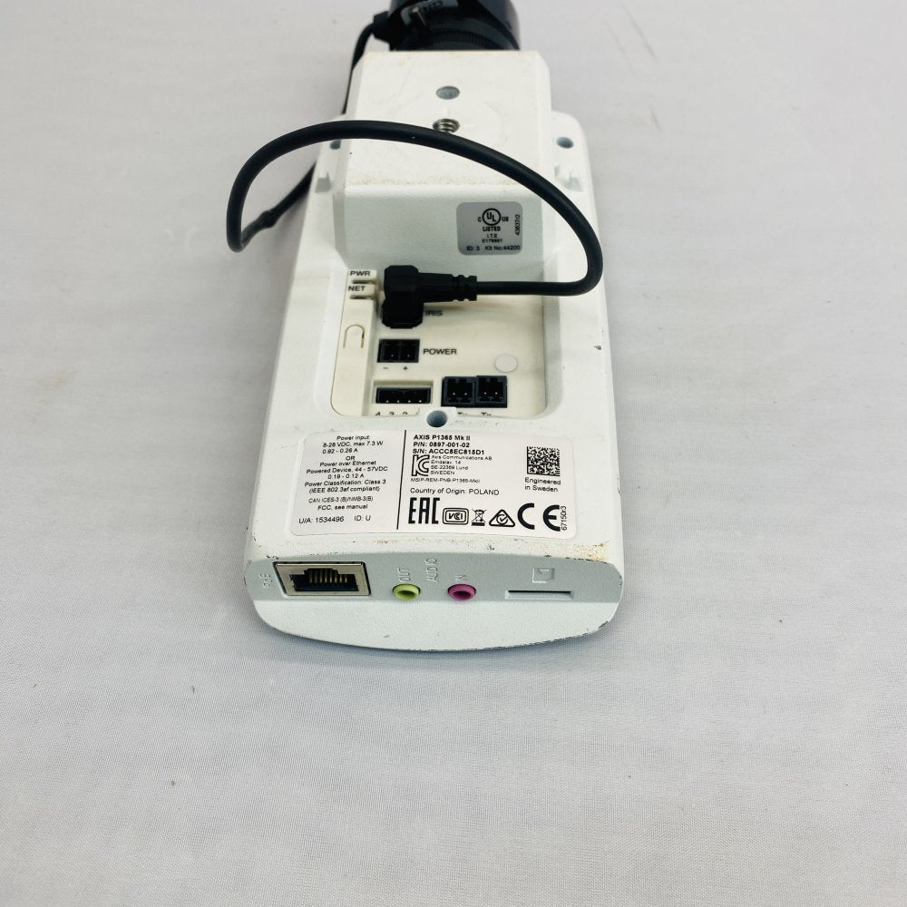 Axis Communications P1365 Mk II Network PoE Box IP Camera Grade B