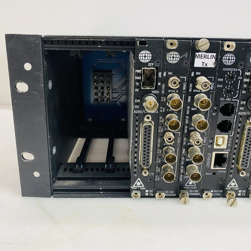 Meridian SA-2000PC Fiber Optic Command Center Rackmount Chassis Modules(Grade D)