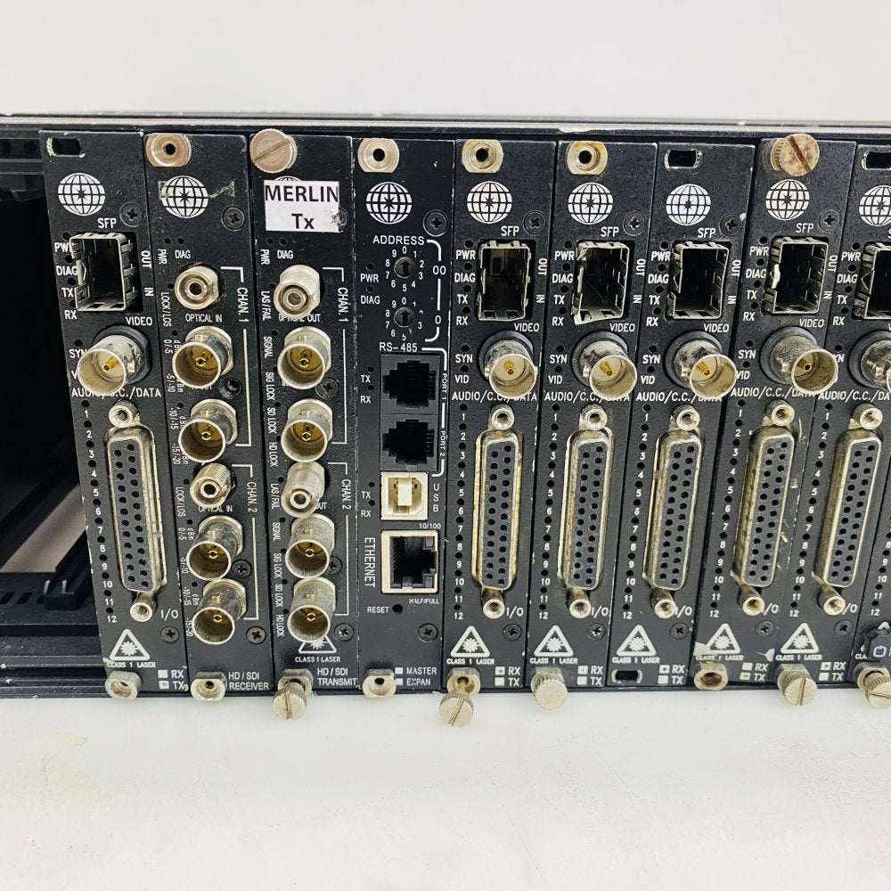 Meridian SA-2000PC Fiber Optic Command Center Rackmount Chassis Modules(Grade D)