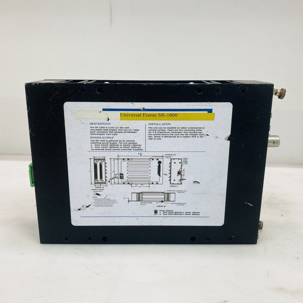 Meridian Technologies SR-1002 Fiber Optics Expansion Unit