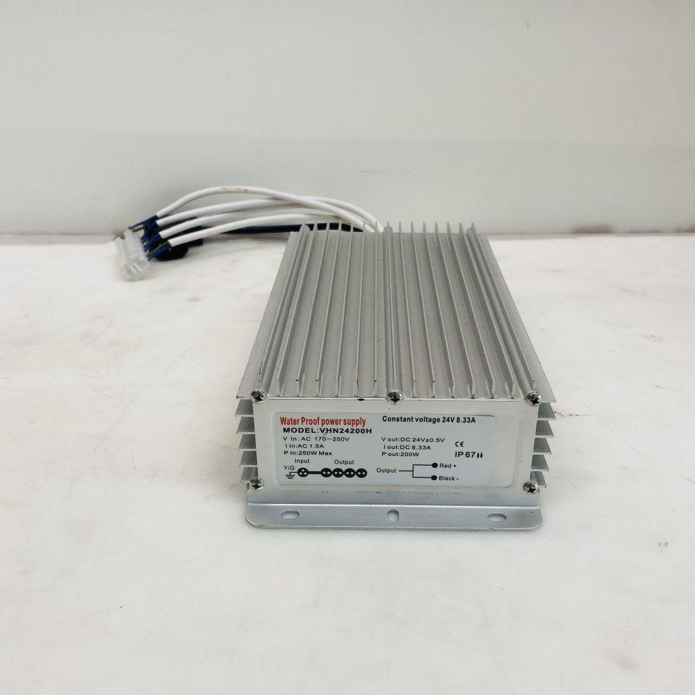 Waterproof Power Supply VHN24200H 24V 8.33A 200W IP67 LED Driver Grade B