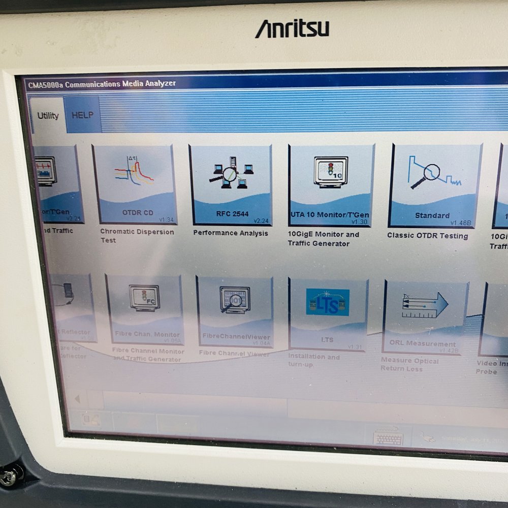 Anritsu CMA5000a Media Analyzer w/ Batteries, Power Cord, Hard Case Grade B