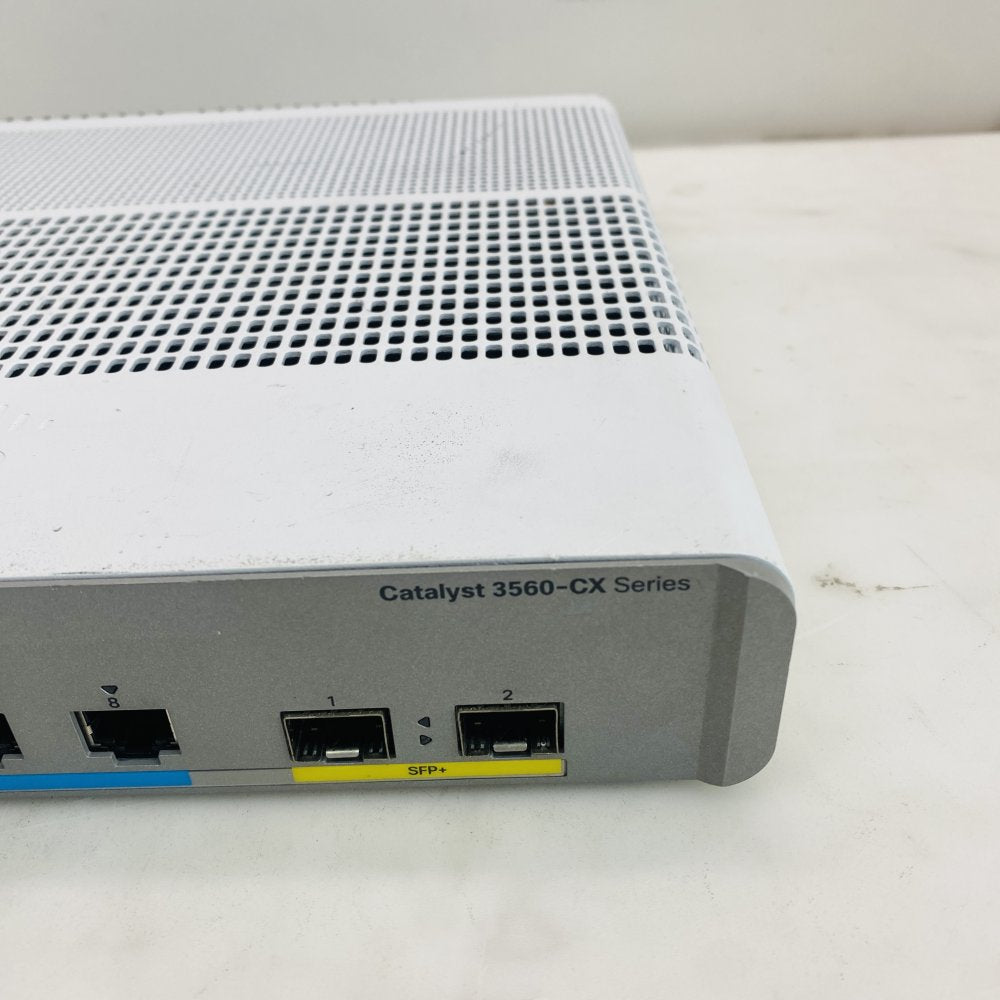 Cisco Catalyst 3560-CX WS-C3560CX-8XPD 8-Port PoE+ Compact Switch SFP Grade B