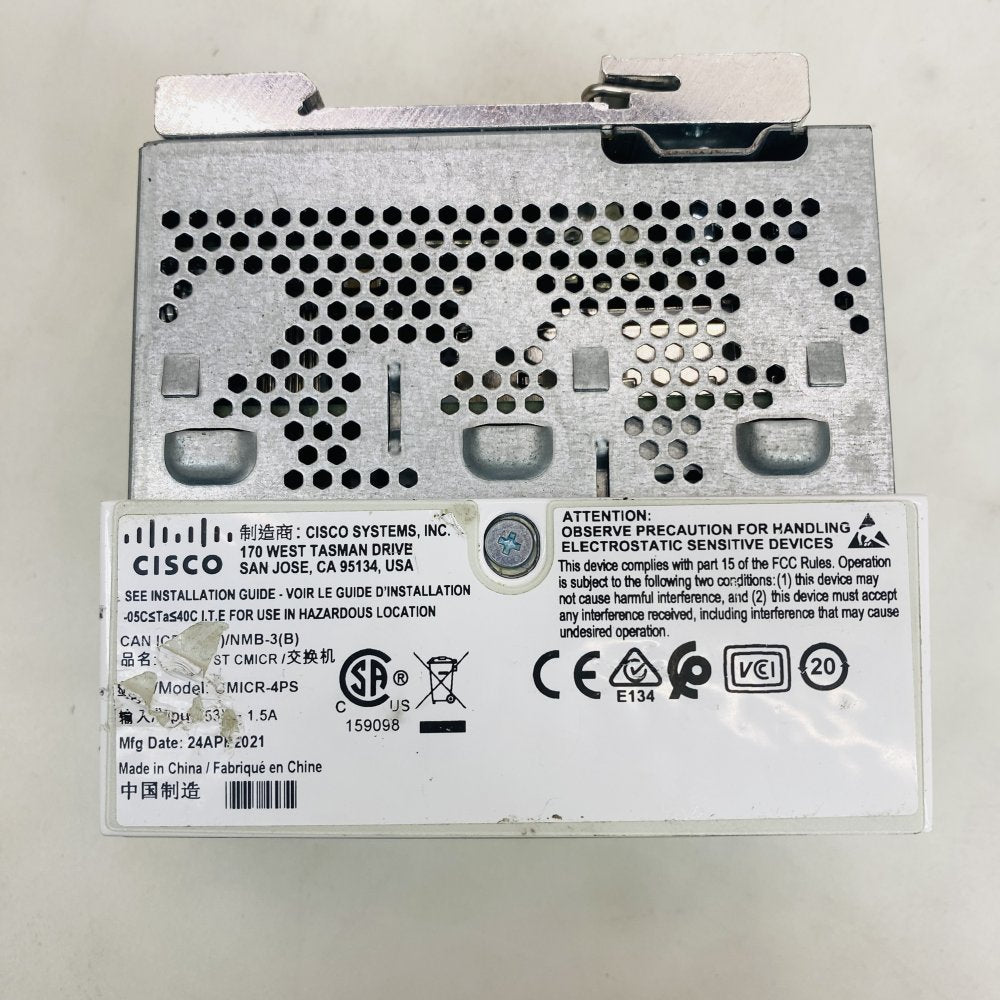 Cisco CMICR-4PS Catalyst Micro Switch 4-Port Gigabit PoE+ Grade B