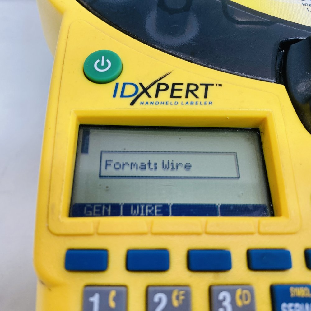 Brady IDXPERT Handheld Labeler - Portable ID/Wire Label Printer (Grade C)
