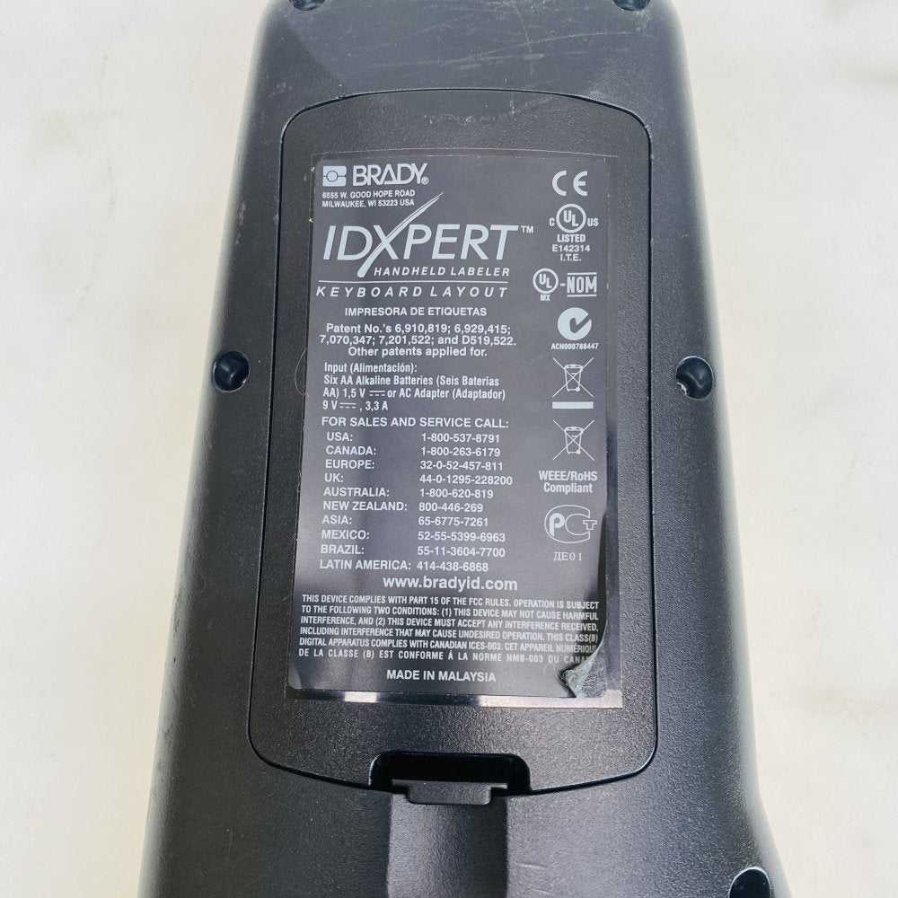 Brady IDXPERT Handheld Labeler - Portable ID/Wire Label Printer (Grade C)