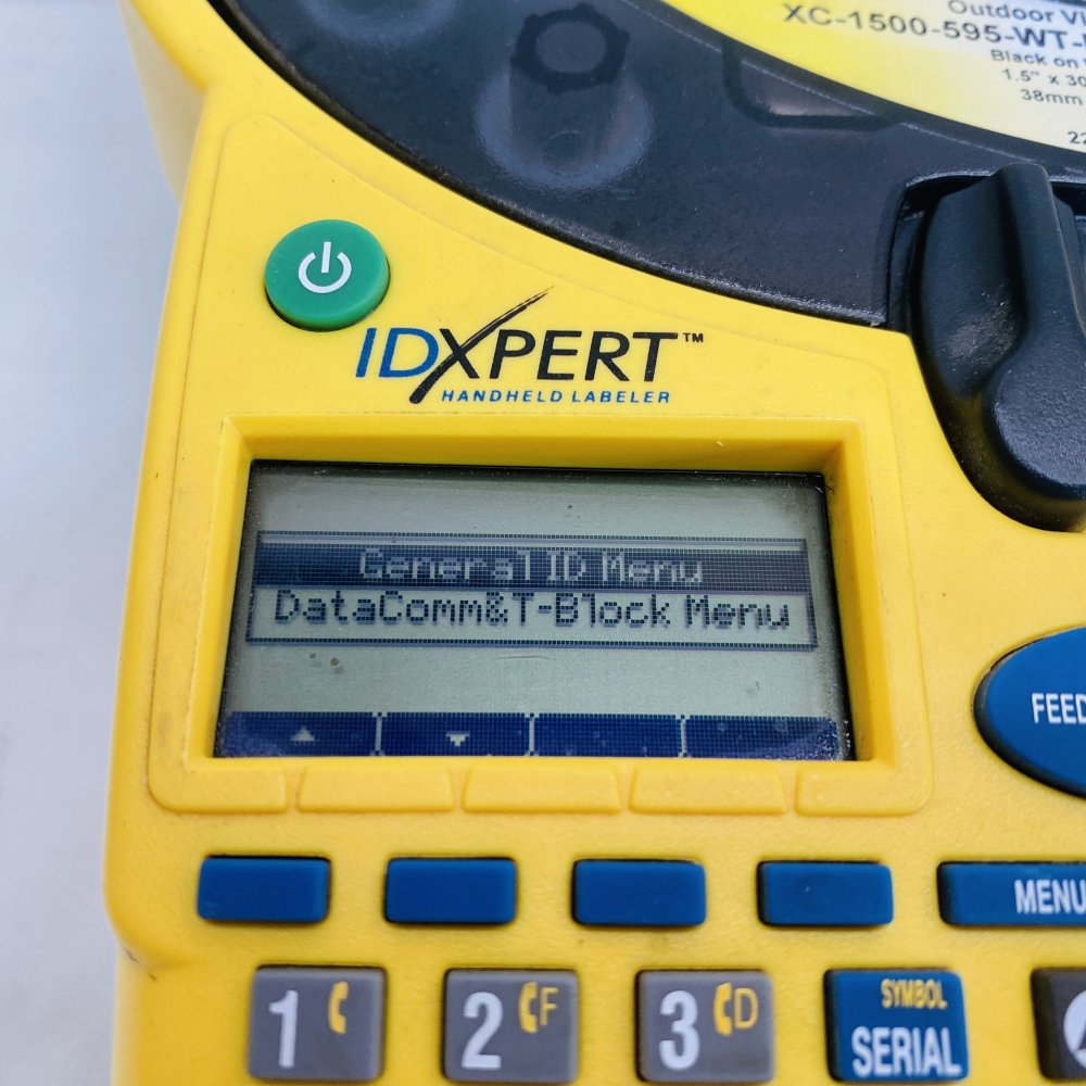 Brady IDXPERT Handheld Labeler - Portable ID/Wire Label Printer (Grade C)