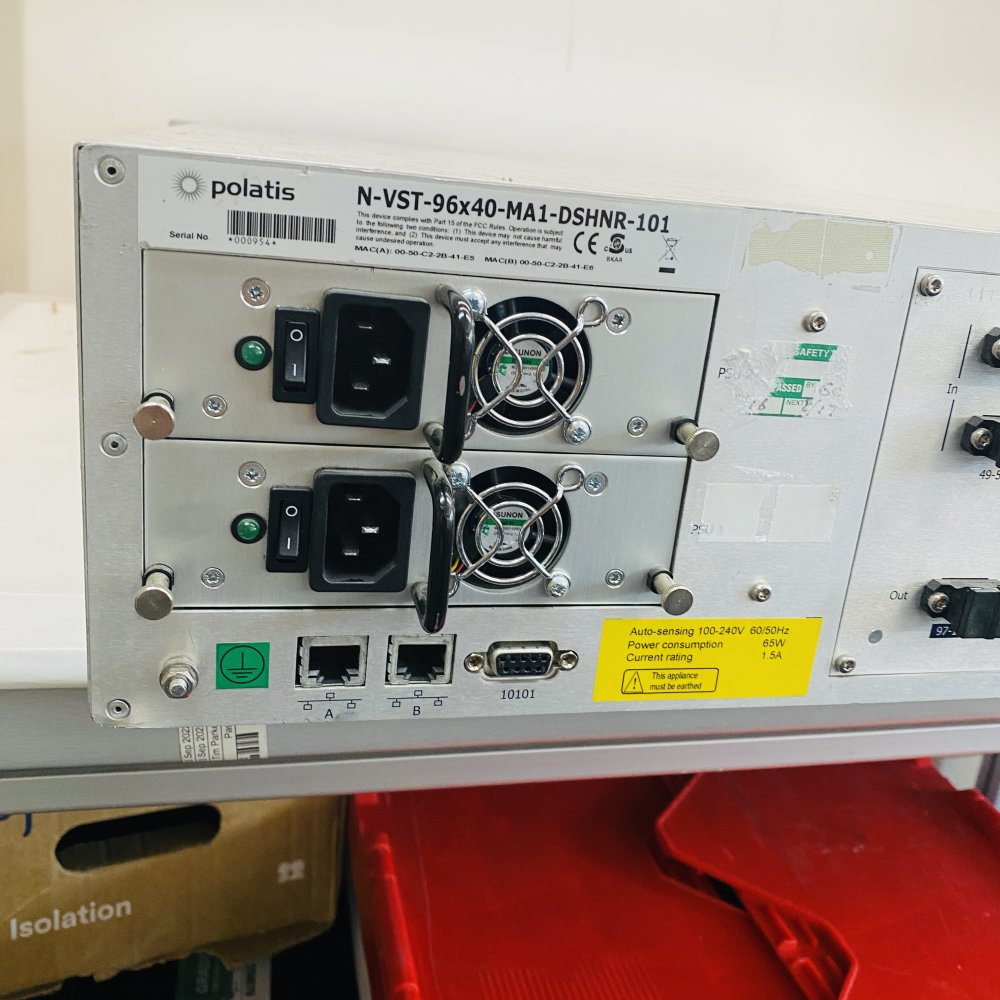 Polatis N-VST-96x40-MA1-DSHNR-101 Series 2000 Optical Switch Grade C