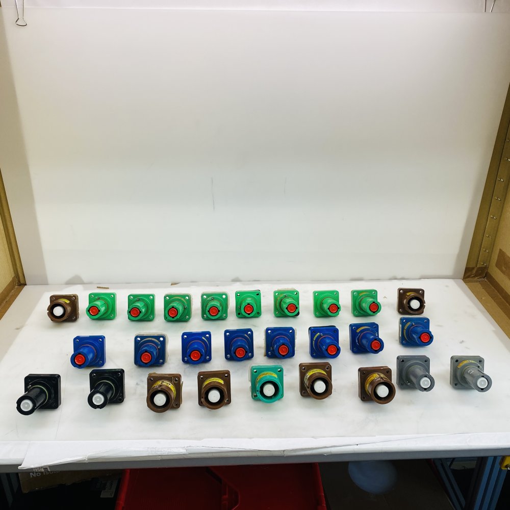 ITT Powerlock 660A High Current Power Connector Panel Mount Joblot