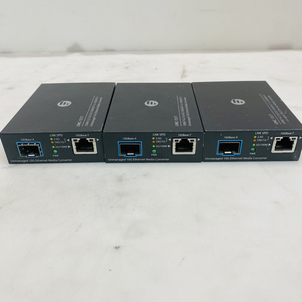 FS UMC-1S1T Unmanaged 10G Ethernet Media Converter 10GBASE-T Grade B