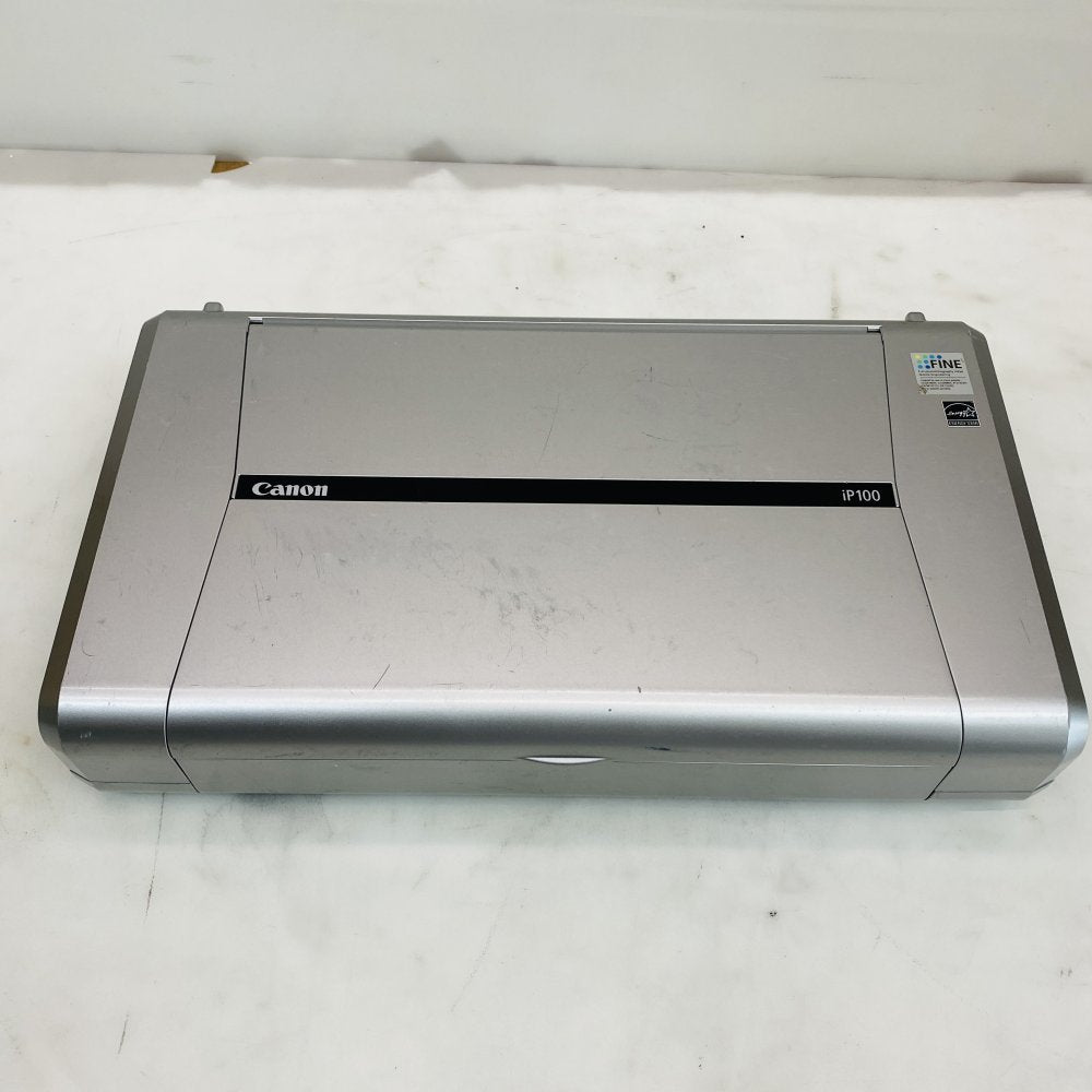 Canon iP100 Portable Inkjet Photo Printer with AC Adapter - Silver (Grade D)