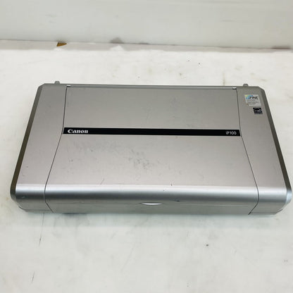 Canon iP100 Portable Inkjet Photo Printer with AC Adapter - Silver (Grade D)