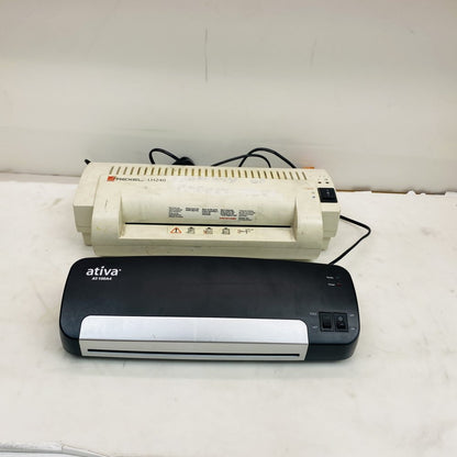 Rexel LH240 & Ativa AT-100A4 Laminators Lot (Grade D)