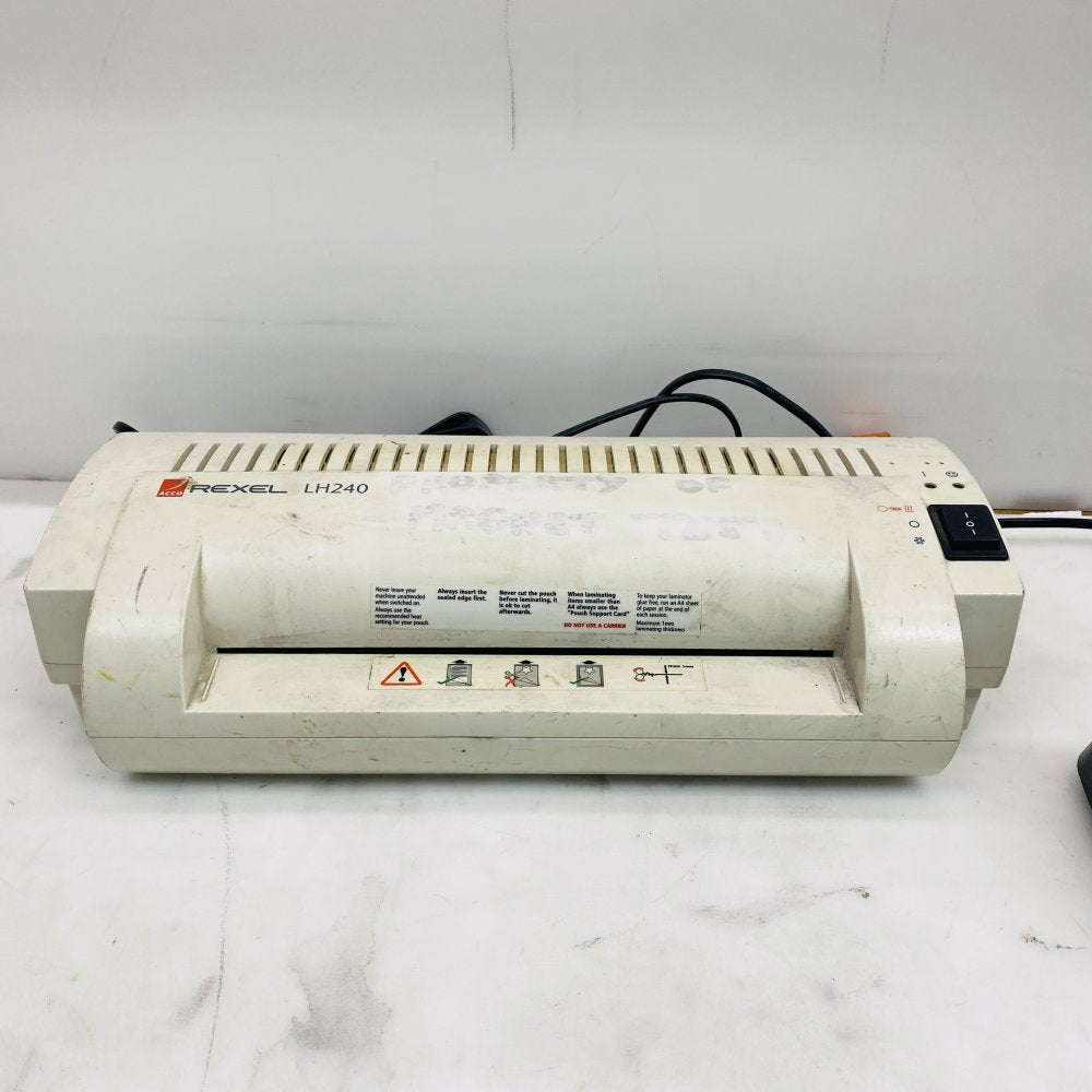 Rexel LH240 & Ativa AT-100A4 Laminators Lot (Grade D)