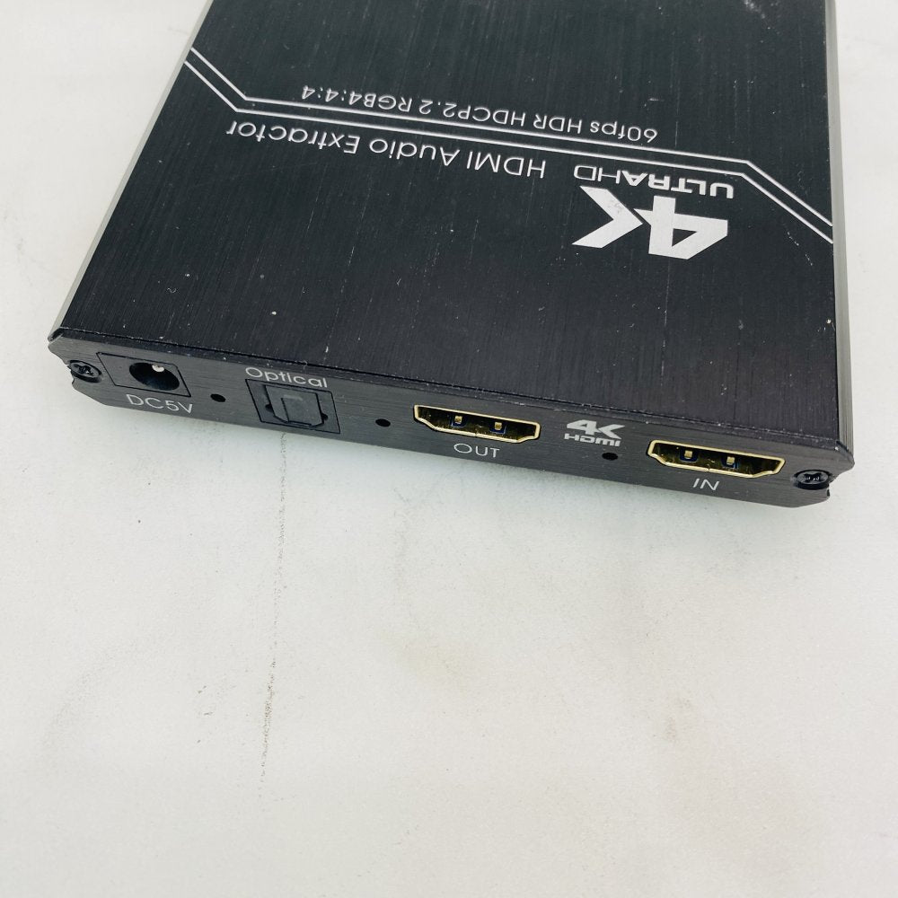 StarTech HD202A 4K HDMI Audio Extractor - HDMI In/Out, S/PDIF Grade B