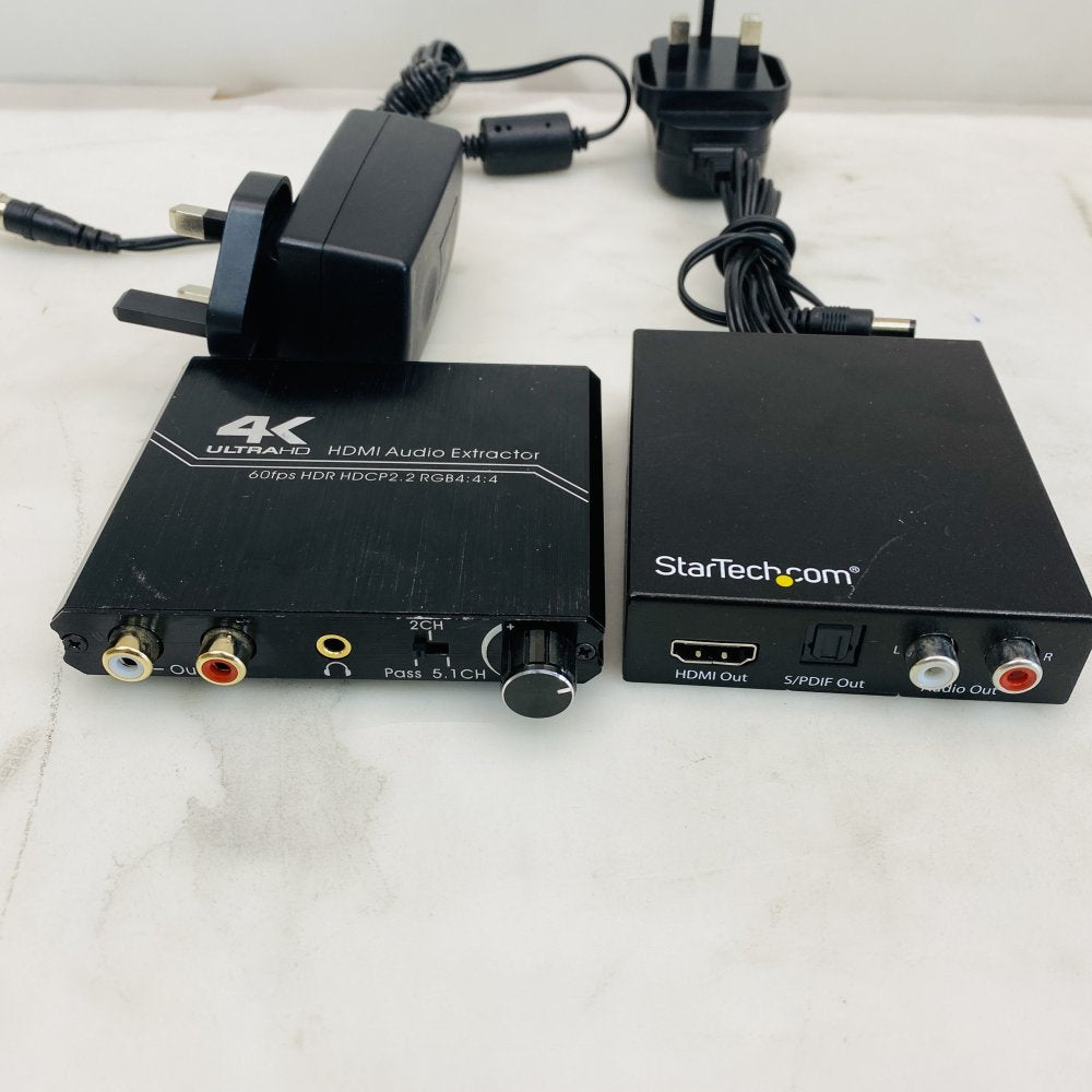 StarTech HD202A 4K HDMI Audio Extractor - HDMI In/Out, S/PDIF Grade B