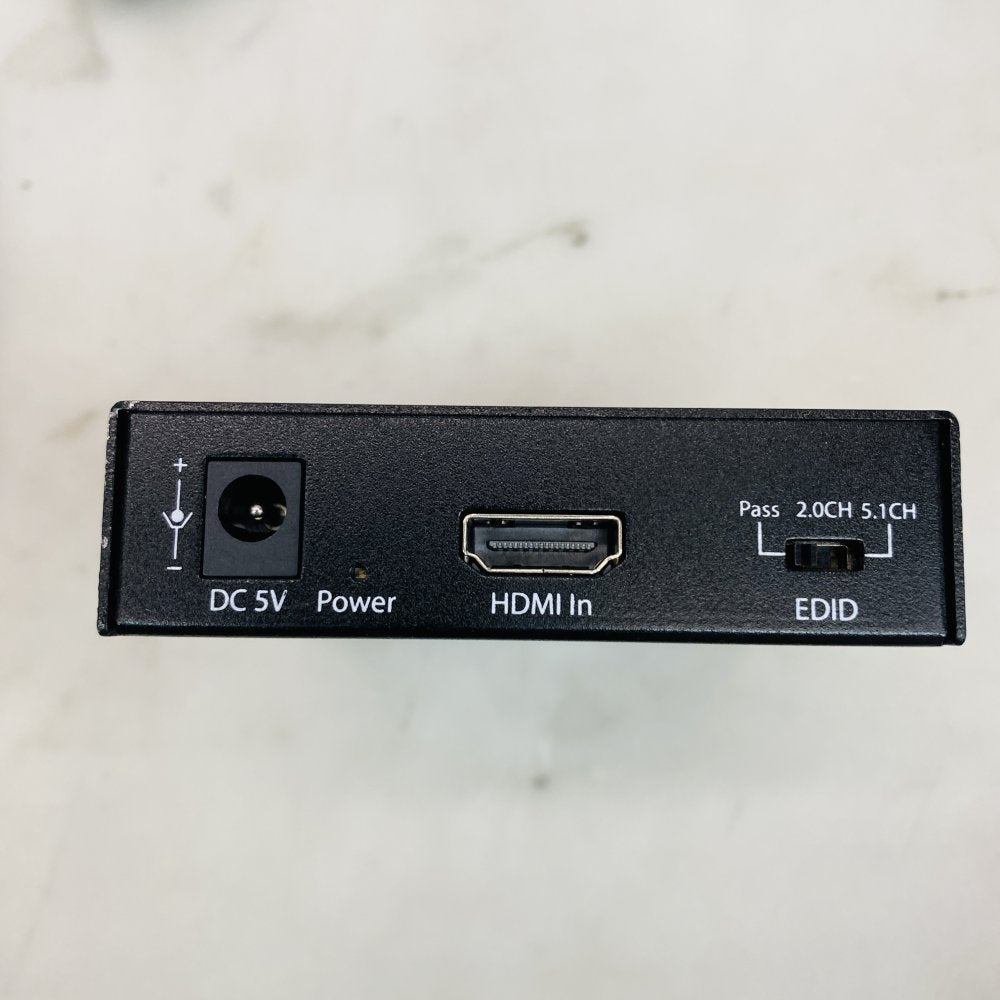 StarTech HD202A 4K HDMI Audio Extractor - HDMI In/Out, S/PDIF Grade B