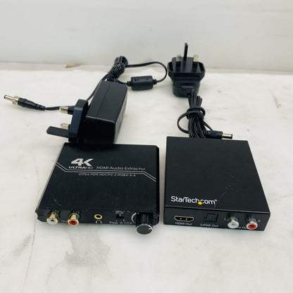 StarTech HD202A 4K HDMI Audio Extractor - HDMI In/Out, S/PDIF Grade B