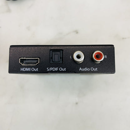 StarTech HD202A 4K HDMI Audio Extractor - HDMI In/Out, S/PDIF Grade B