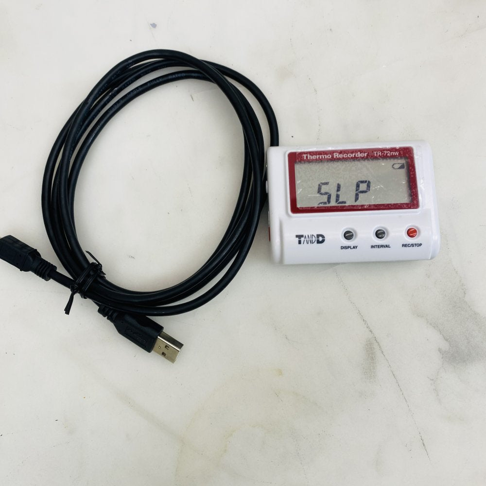 T&D TR-72nw Thermo Recorder Data Logger w/ USB Cable Calibrated Grade B