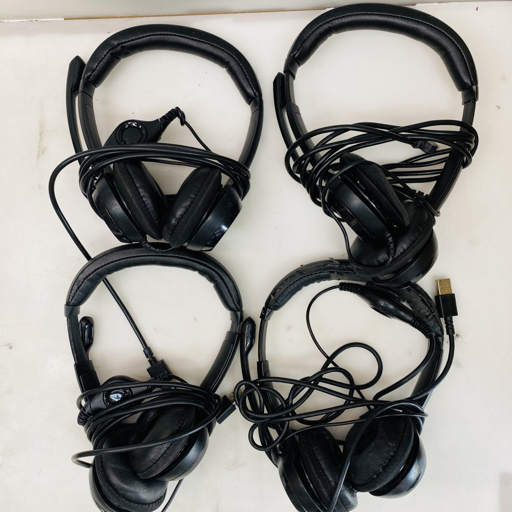 Logitech H390 USB Wired Stereo Headset Model A00086 Noise-Canceling Mic Grade D