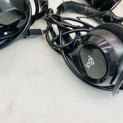 Logitech H390 USB Wired Stereo Headset Model A00086 Noise-Canceling Mic Grade D