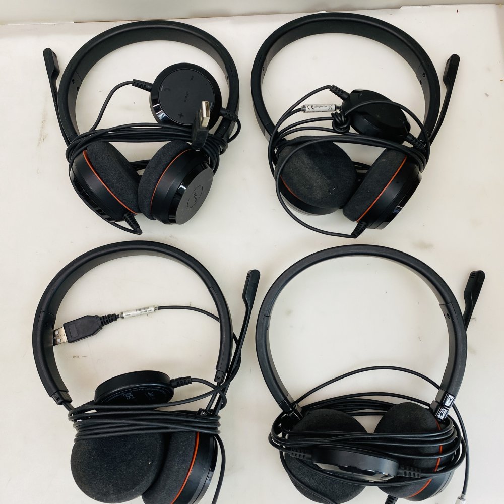Jabra Evolve 20 MS Stereo USB Headset Model HSC016 Microsoft Teams Grade B