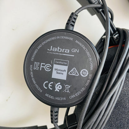 Jabra Evolve 20 MS Stereo USB Headset Model HSC016 Microsoft Teams Grade B