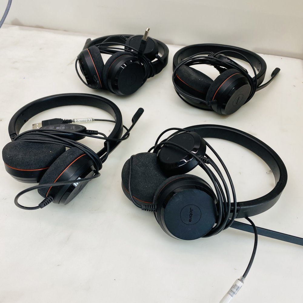 Jabra Evolve 20 MS Stereo USB Headset Model HSC016 Microsoft Teams Grade B
