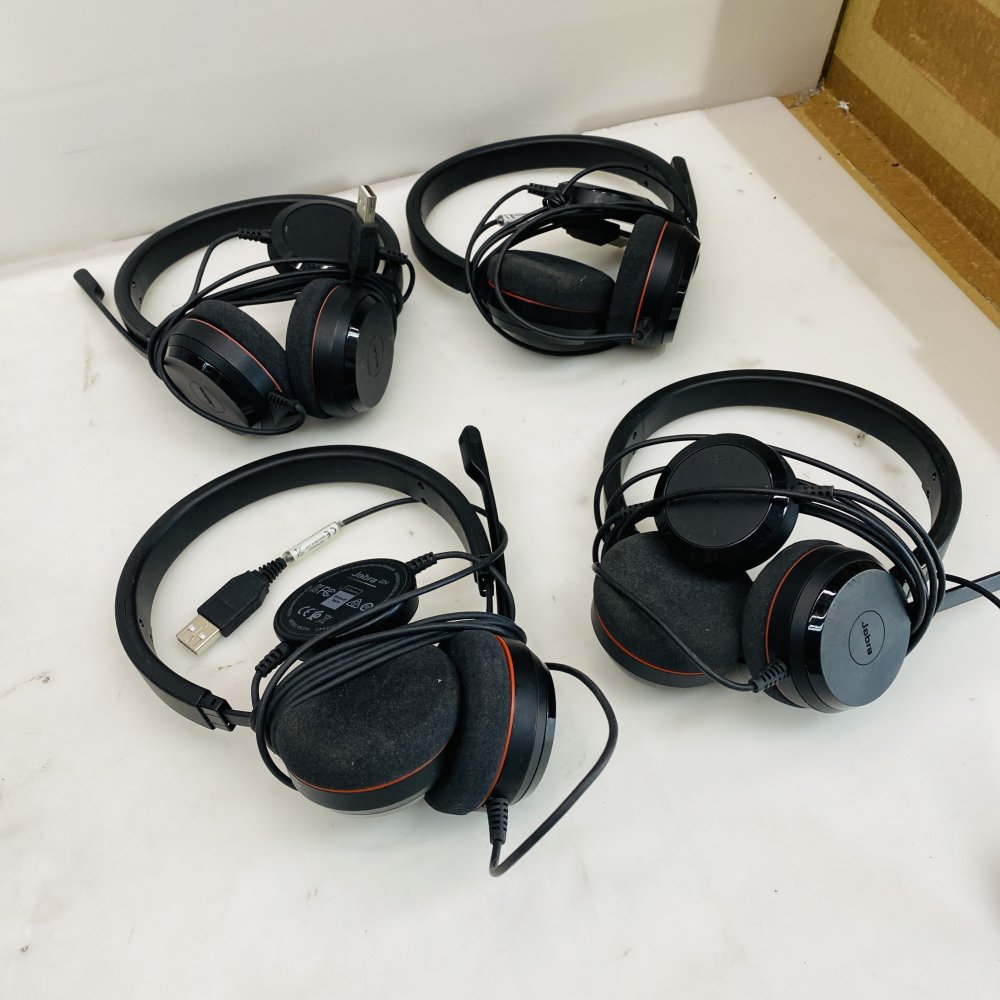 Jabra Evolve 20 MS Stereo USB Headset Model HSC016 Microsoft Teams Grade B