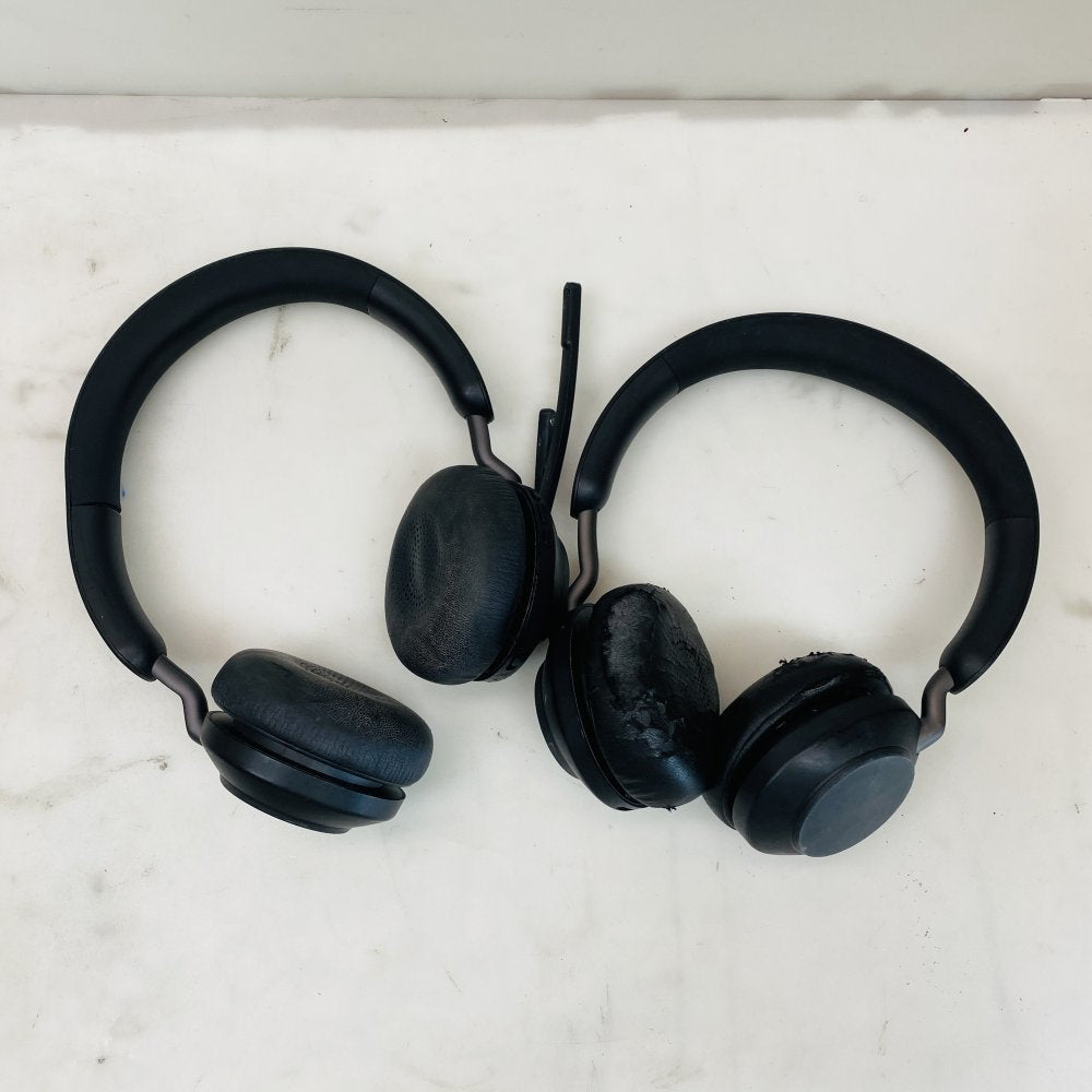 Jabra Evolve2 65 Wireless Bluetooth Headset Worn Ear Cushions Grade D