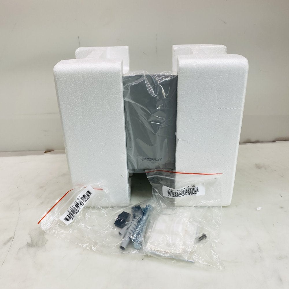 Ergotron Gray Monitor Mount Brackets Base Plates Pair w/ Hardware New Grade A