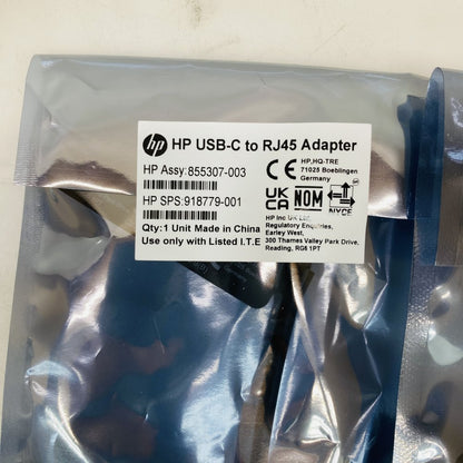 HP USB-C to RJ45 Ethernet Adapter 855307-003 918779-001 Lot of 4 Grade A