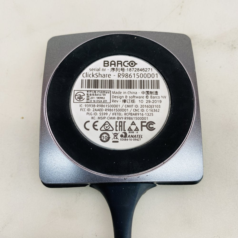 Barco ClickShare R9861017 Wireless Presentation System 6 Buttons (Grade C)