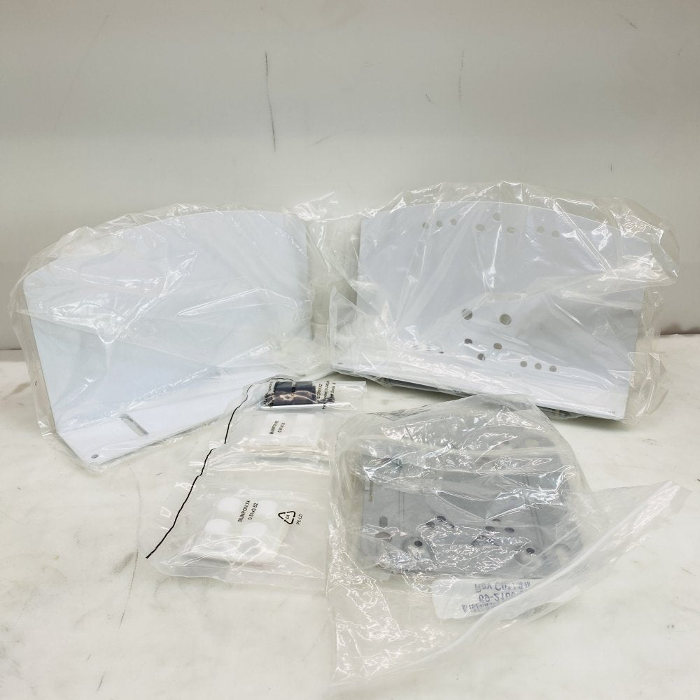 Ergotron Gray Small Monitor Mount Brackets Base Plates Pair w/ Hardware Grade A