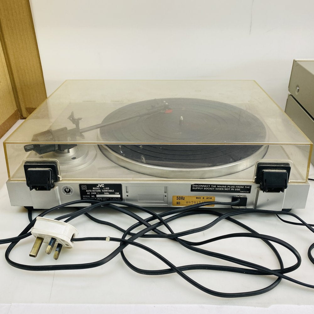 Vintage JVC L-A10 Turntable A-K10 Amplifier T-K10L Tuner Stereo System Grade C