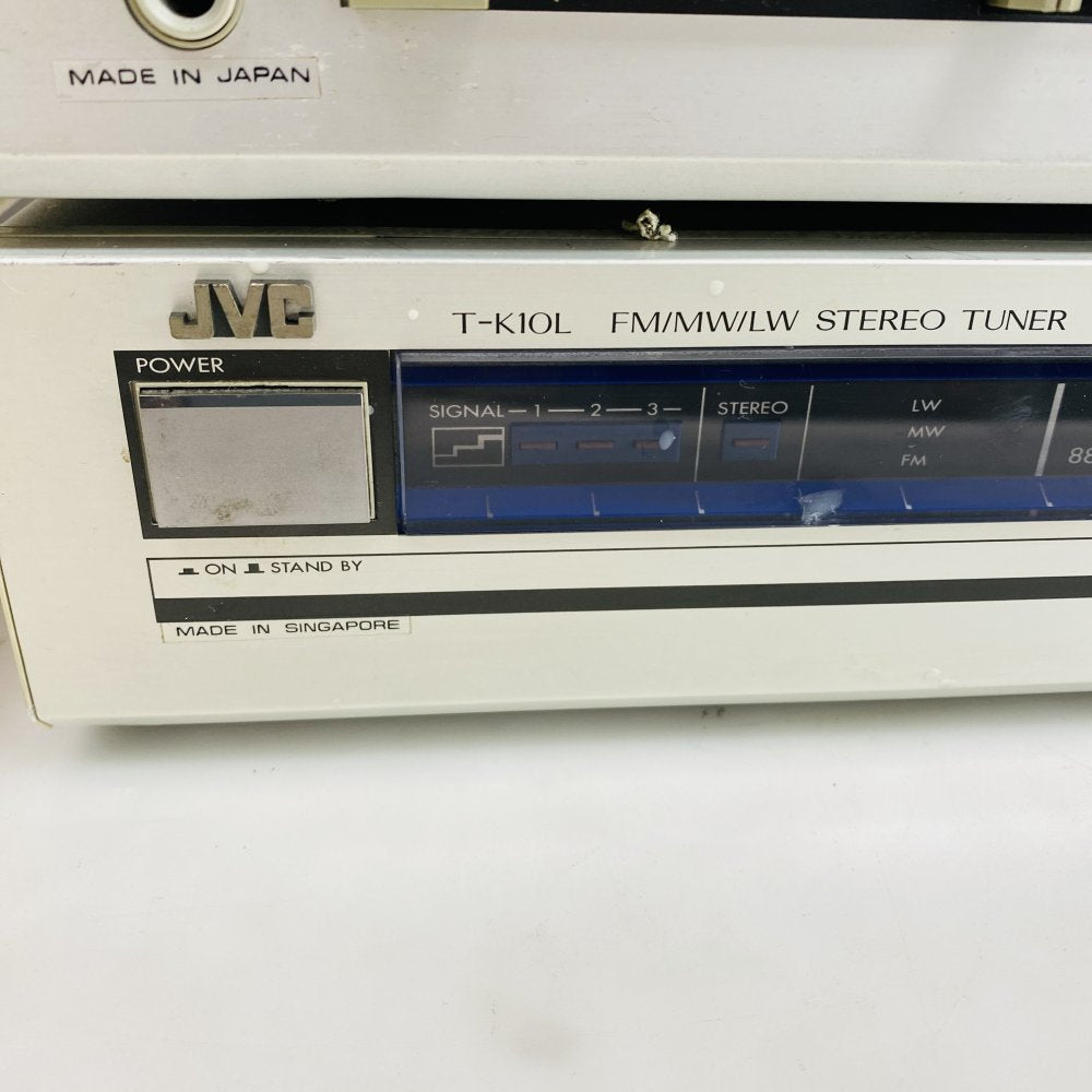 Vintage JVC L-A10 Turntable A-K10 Amplifier T-K10L Tuner Stereo System Grade C