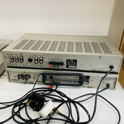 Vintage JVC L-A10 Turntable A-K10 Amplifier T-K10L Tuner Stereo System Grade C