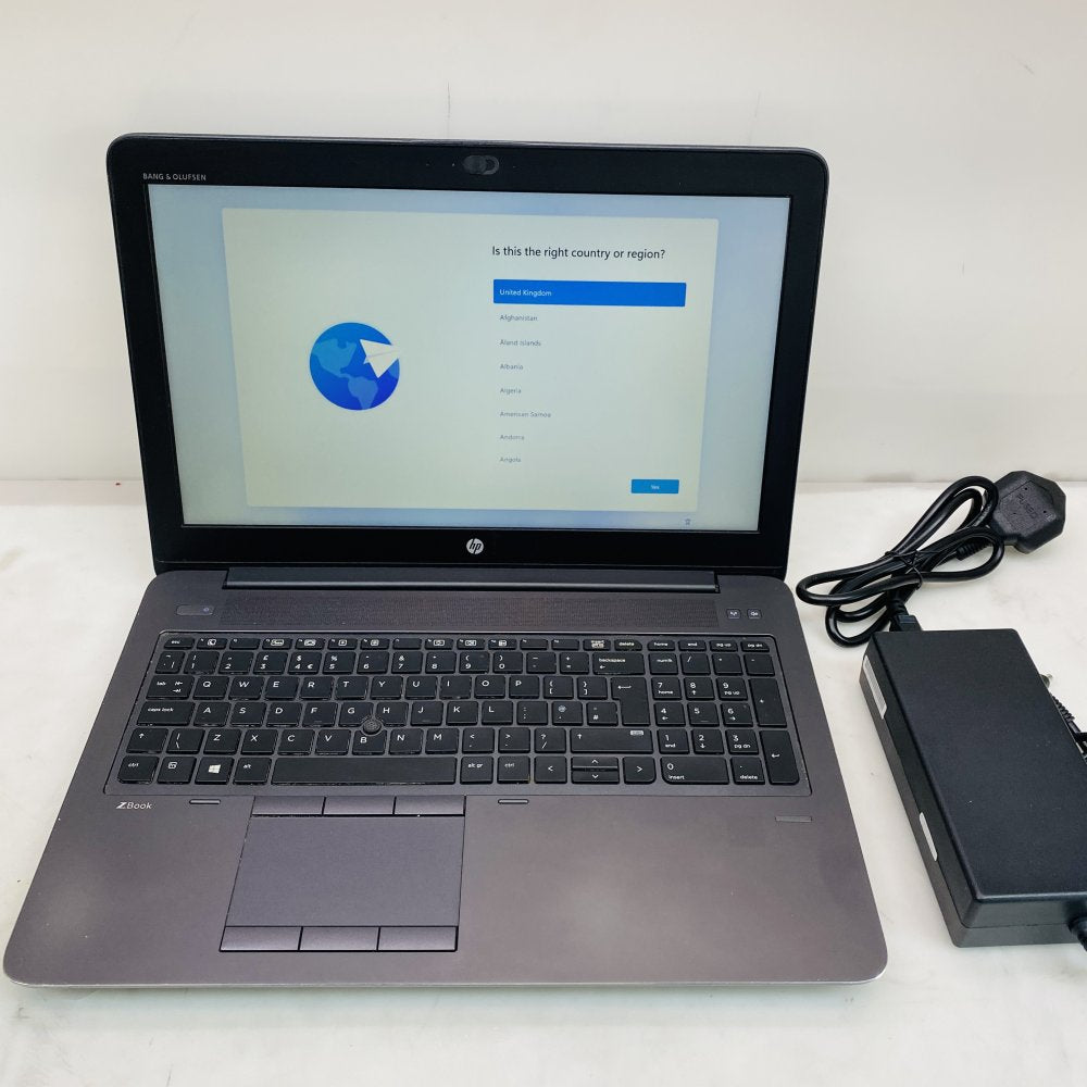 HP ZBook 15 G3 15.6" Mobile Workstation i7-6820HQ 16GB 512GB SSD 4GB GPU Grade C