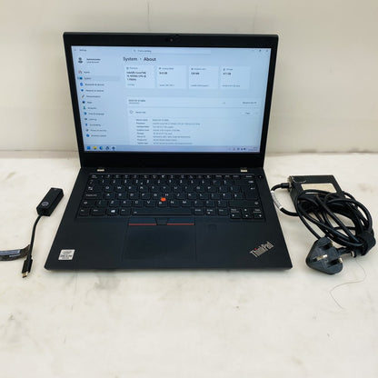 Lenovo ThinkPad Gen 1 i5-10310U 16GB RAM 477GB SSD Windows 11 Laptop Grade D