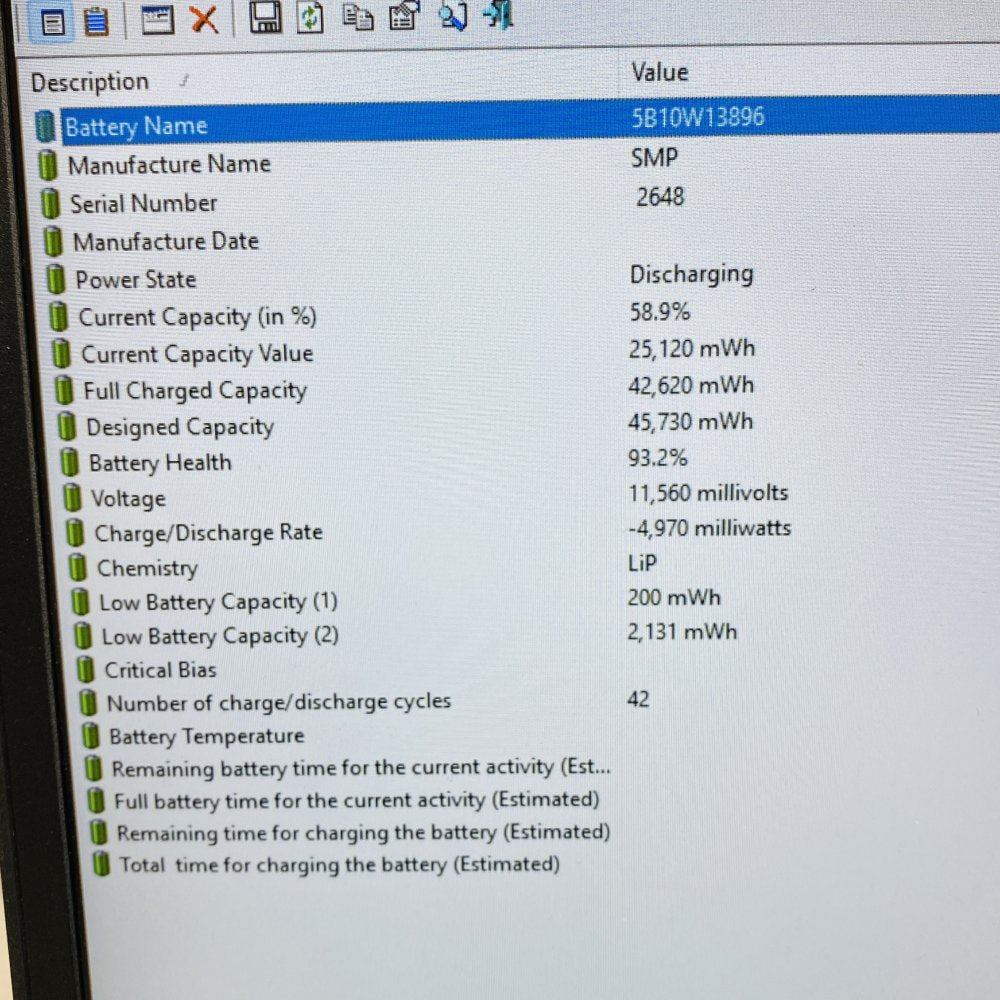 Lenovo ThinkPad Gen 1 i5-10310U 16GB RAM 477GB SSD Windows 11 Laptop Grade D