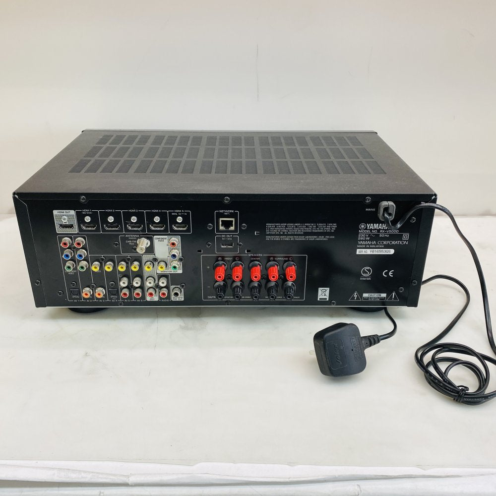 Yamaha RX-V500D Natural Sound AV Receiver 7.1ch HDMI DAB+ 3D Grade B