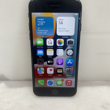 Apple iPhone 7 32GB Black Model:A1778 (MN8X2B/A) Battery 92% UNLOCKED (Grade D)