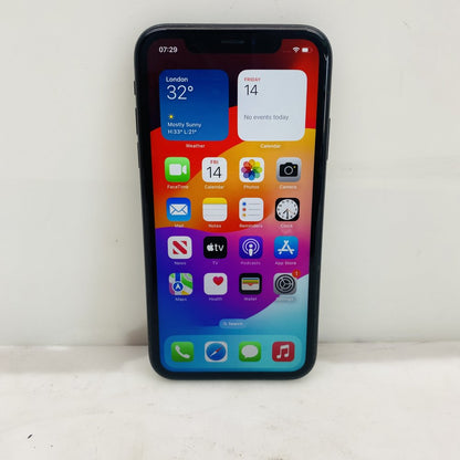 Apple iPhone XR 64GB Black MRY42B/A Back Cracked Battery 83% UNLOCKED (Grade D)