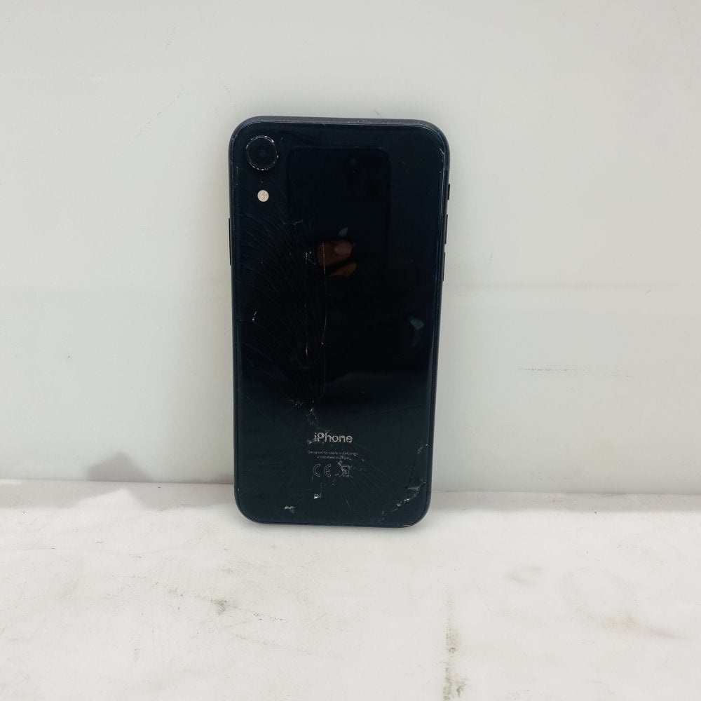 Apple iPhone XR 64GB Black MRY42B/A Back Cracked Battery 83% UNLOCKED (Grade D)