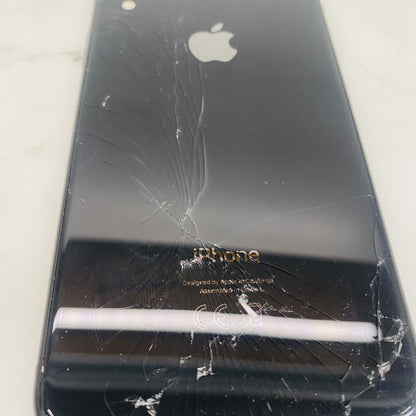 Apple iPhone XR 64GB Black MRY42B/A Back Cracked Battery 83% UNLOCKED (Grade D)
