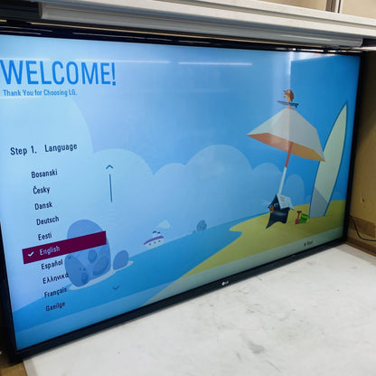 LG 49LJ515V 49in Full HD LED TV HDMI USB Tested Working Grade C