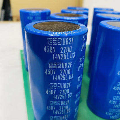 NCC 450V 2700uF Capacitor Bank PCB Assembly 18 Capacitors 85C Grade B