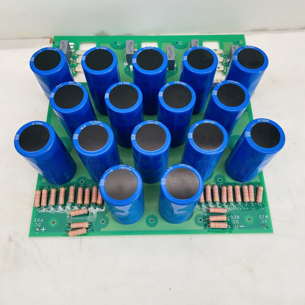 NCC 450V 2700uF Capacitor Bank PCB Assembly 18 Capacitors 85C Grade B